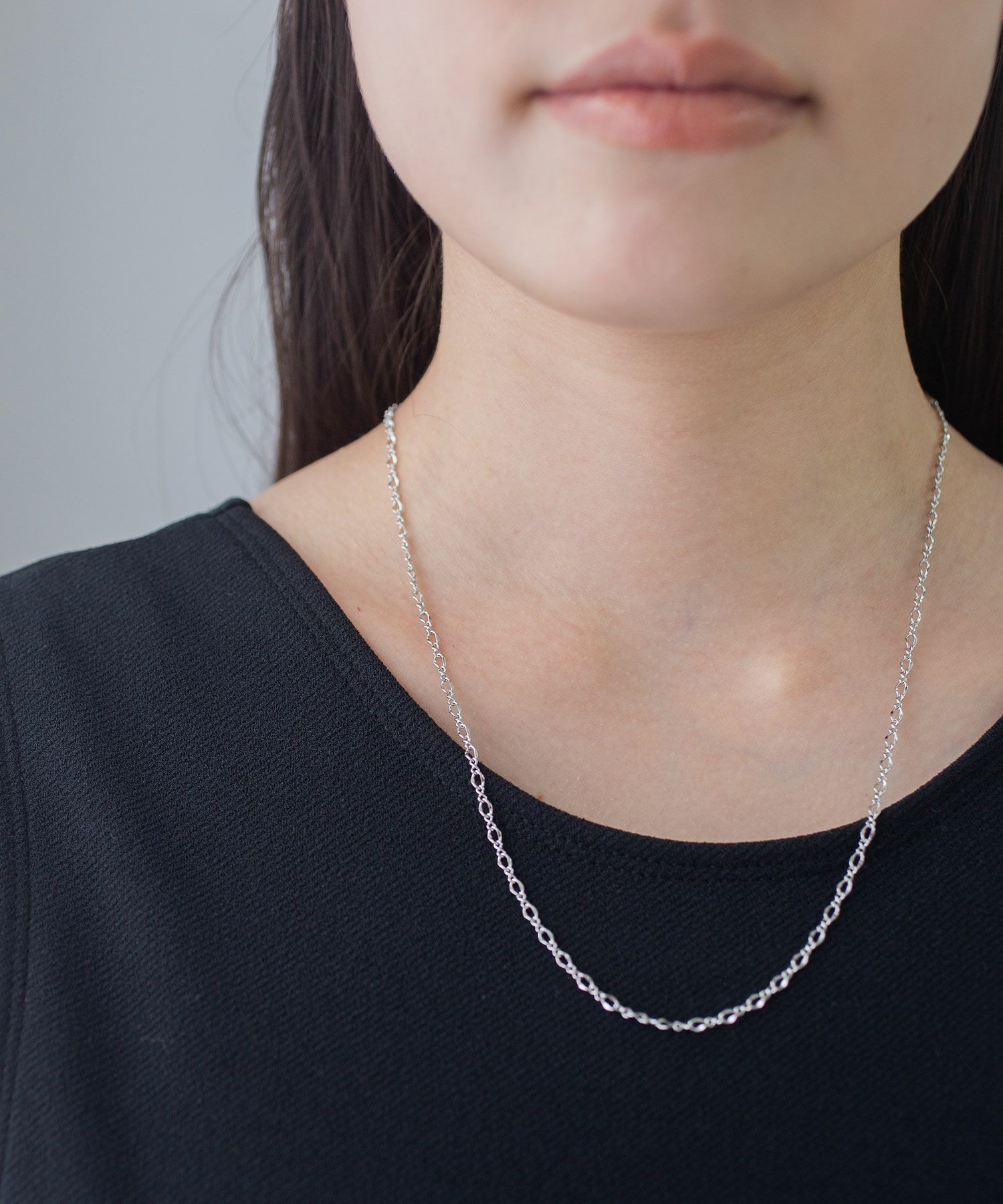 フィガロチェーンロングネックレス