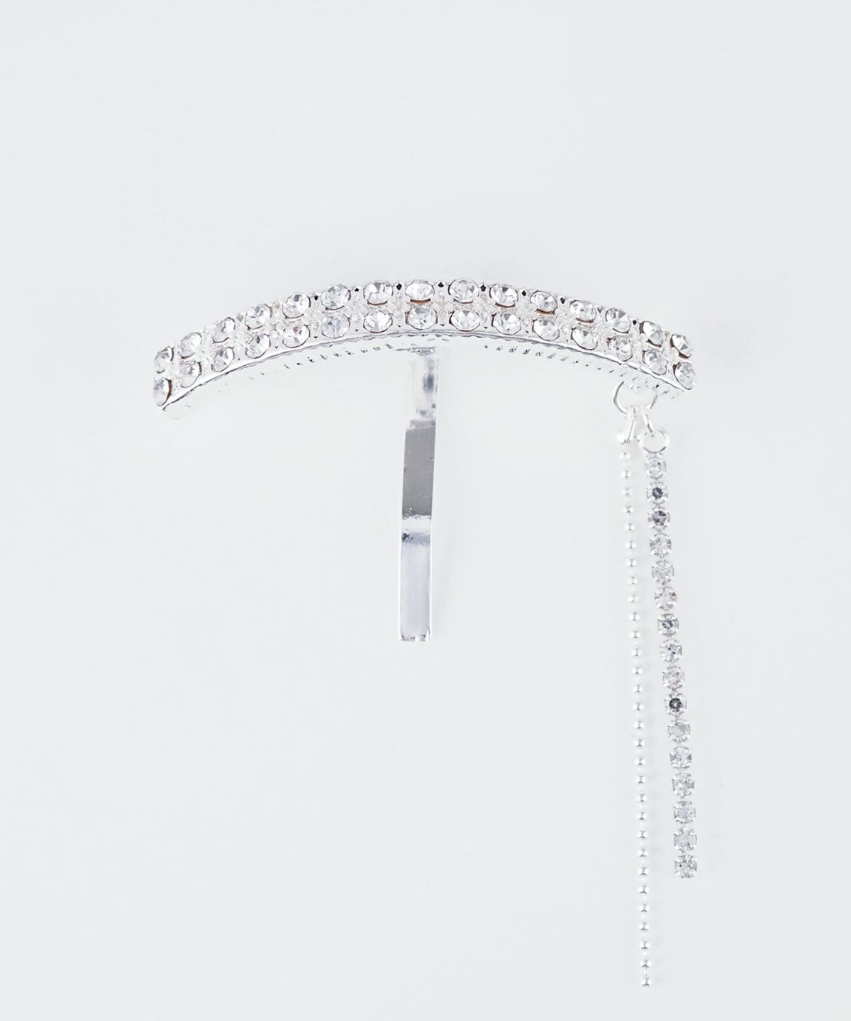 ラインストーンチェーンポニーフック