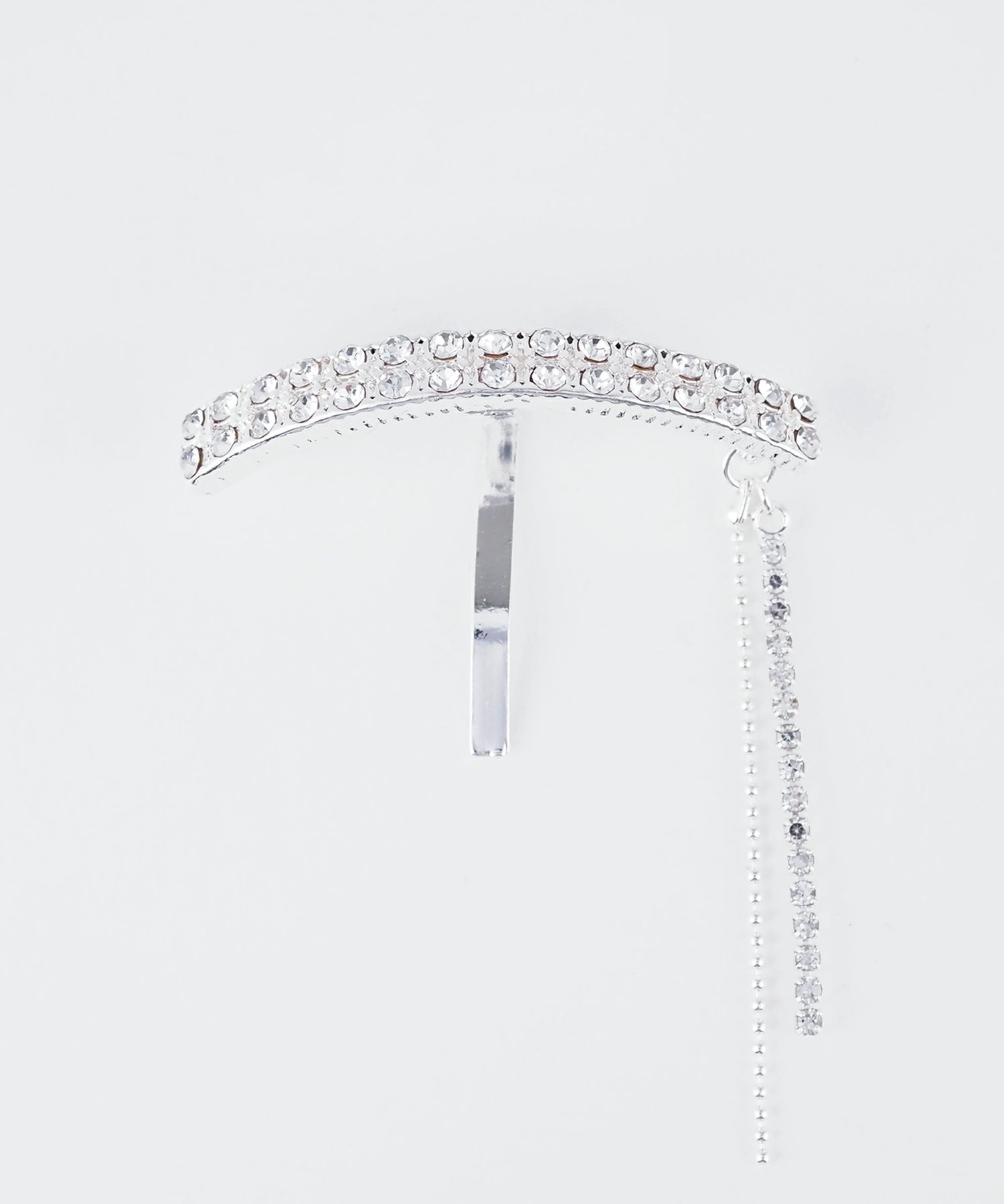 ラインストーンチェーンポニーフック