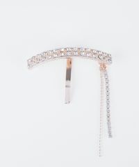 ラインストーンチェーンポニーフック