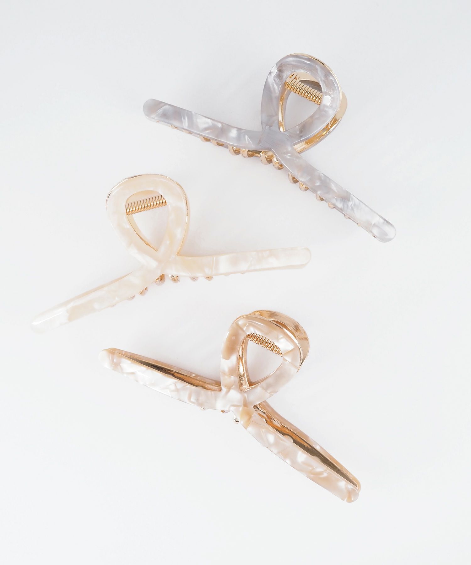 ニュアンスカラーくるりんバンスクリップ