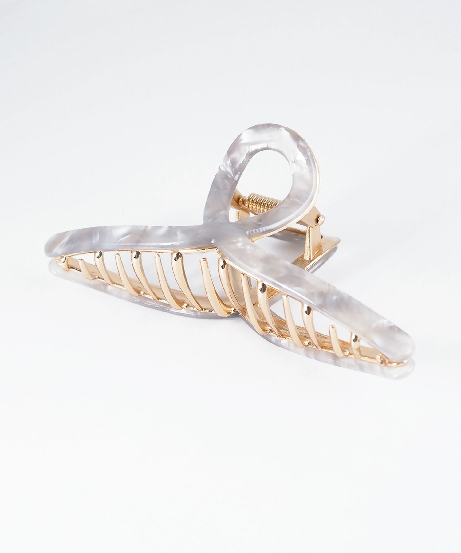 ニュアンスカラーくるりんバンスクリップ