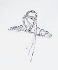 パールビジューチェーンバンスクリップ