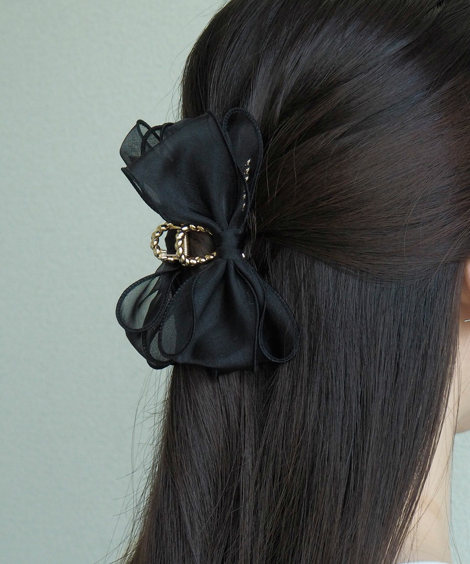 シアーリボンメタルバンスクリップ