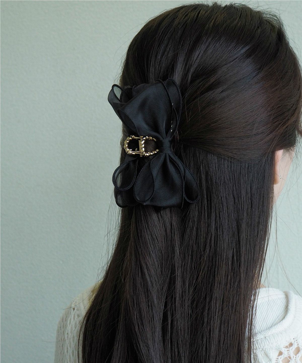 シアーリボンメタルバンスクリップ