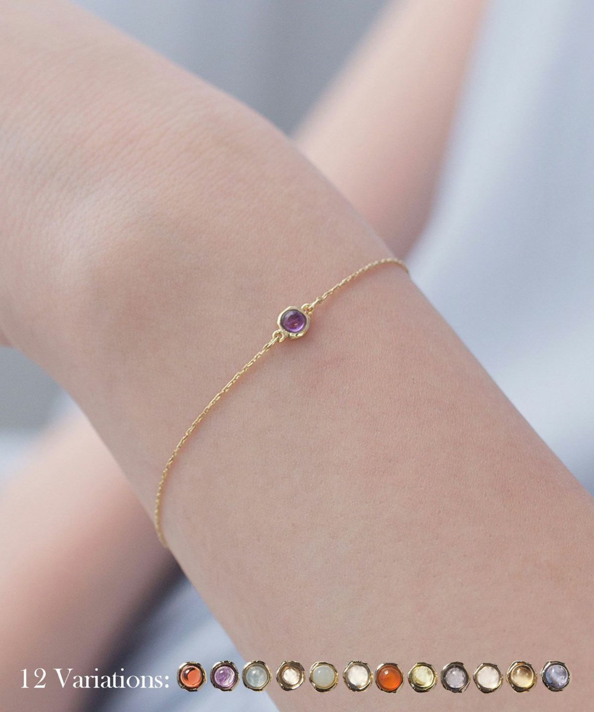 誕生石ブレスレット【MUK Dreamy stone】