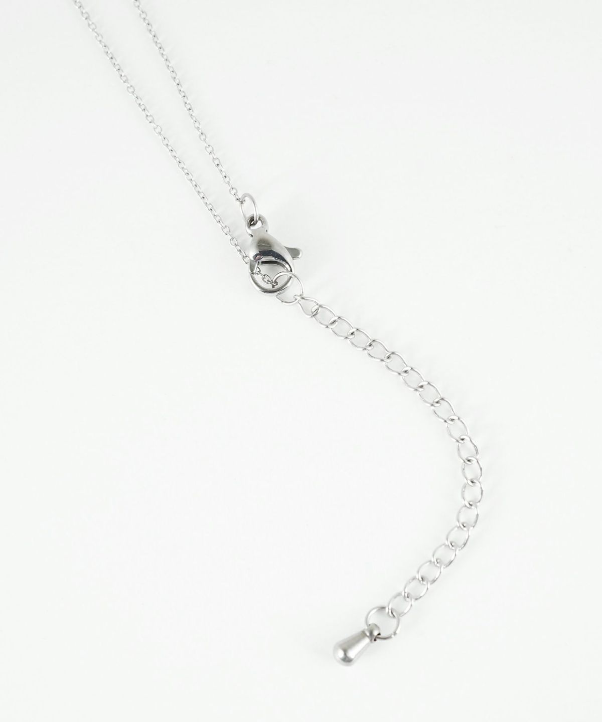 バースデーストーンカラーステンレスネックレス