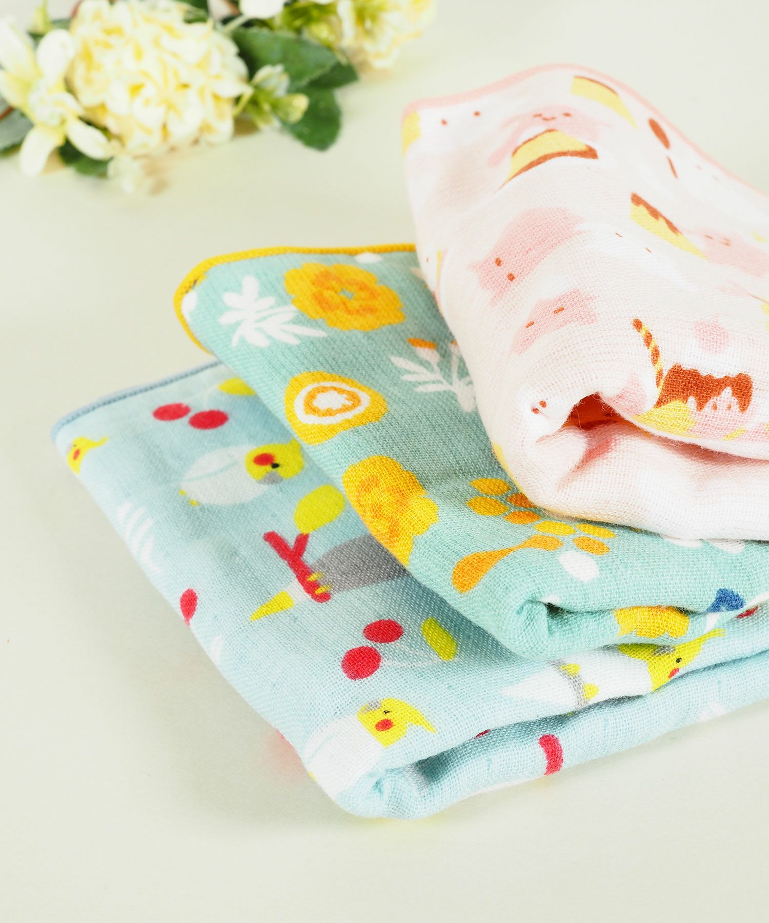 今治オーガニックコットンハンカチ【+ima】