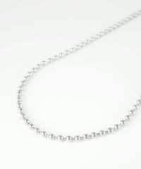 ボールチェーンステンレスネックレス