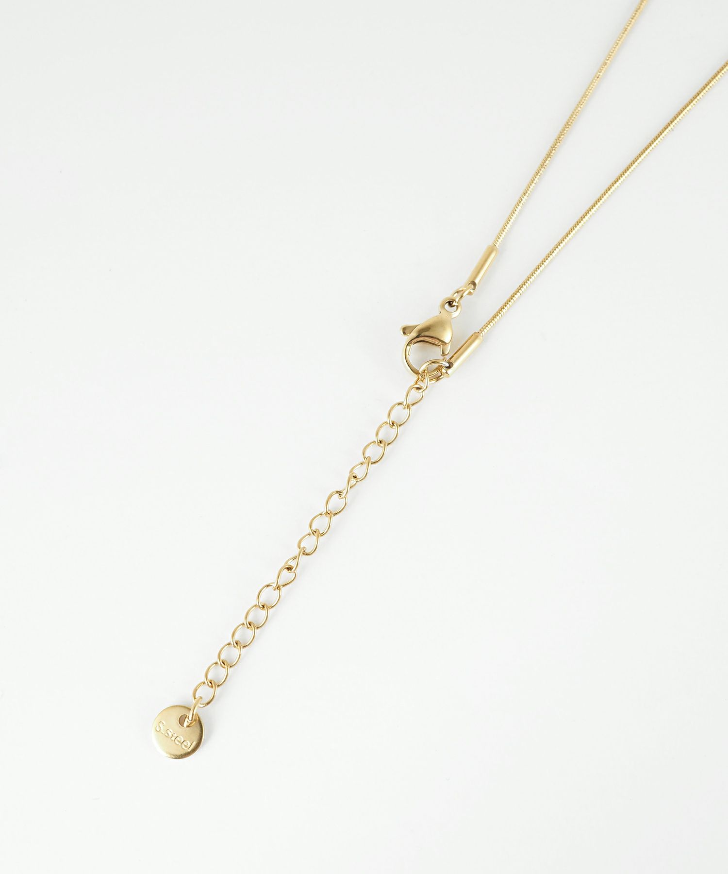 スネークチェーンステンレスネックレス