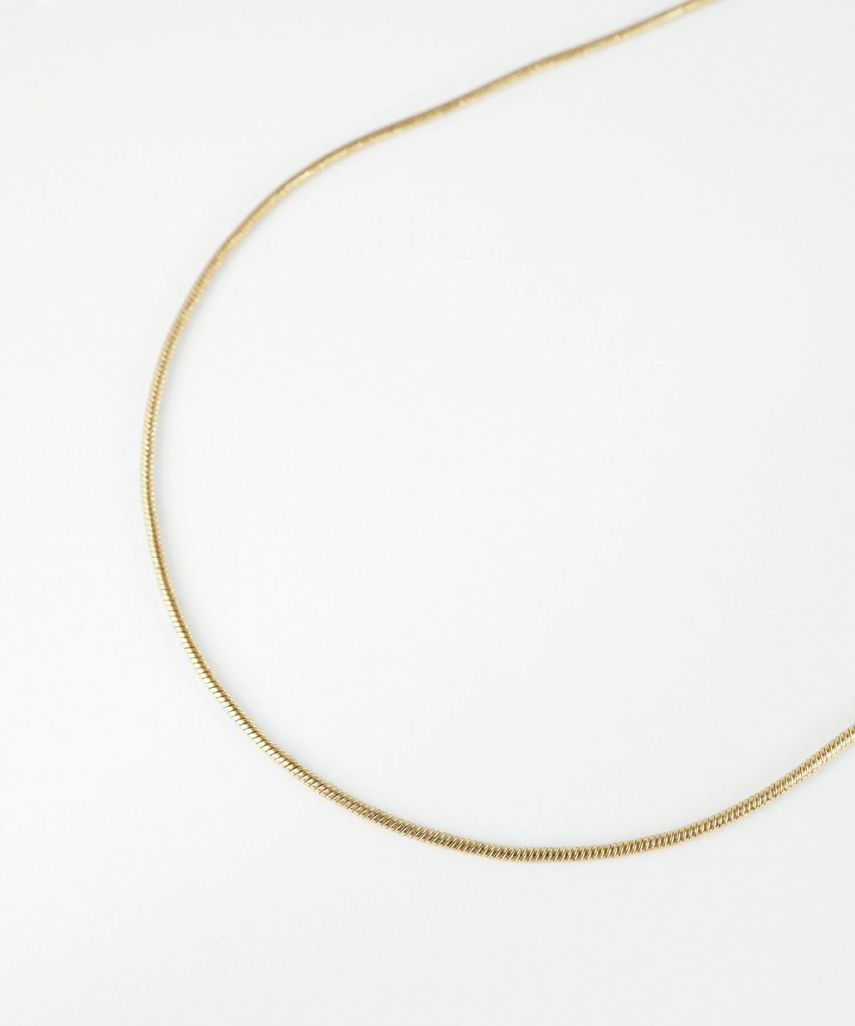 スネークチェーンステンレスネックレス