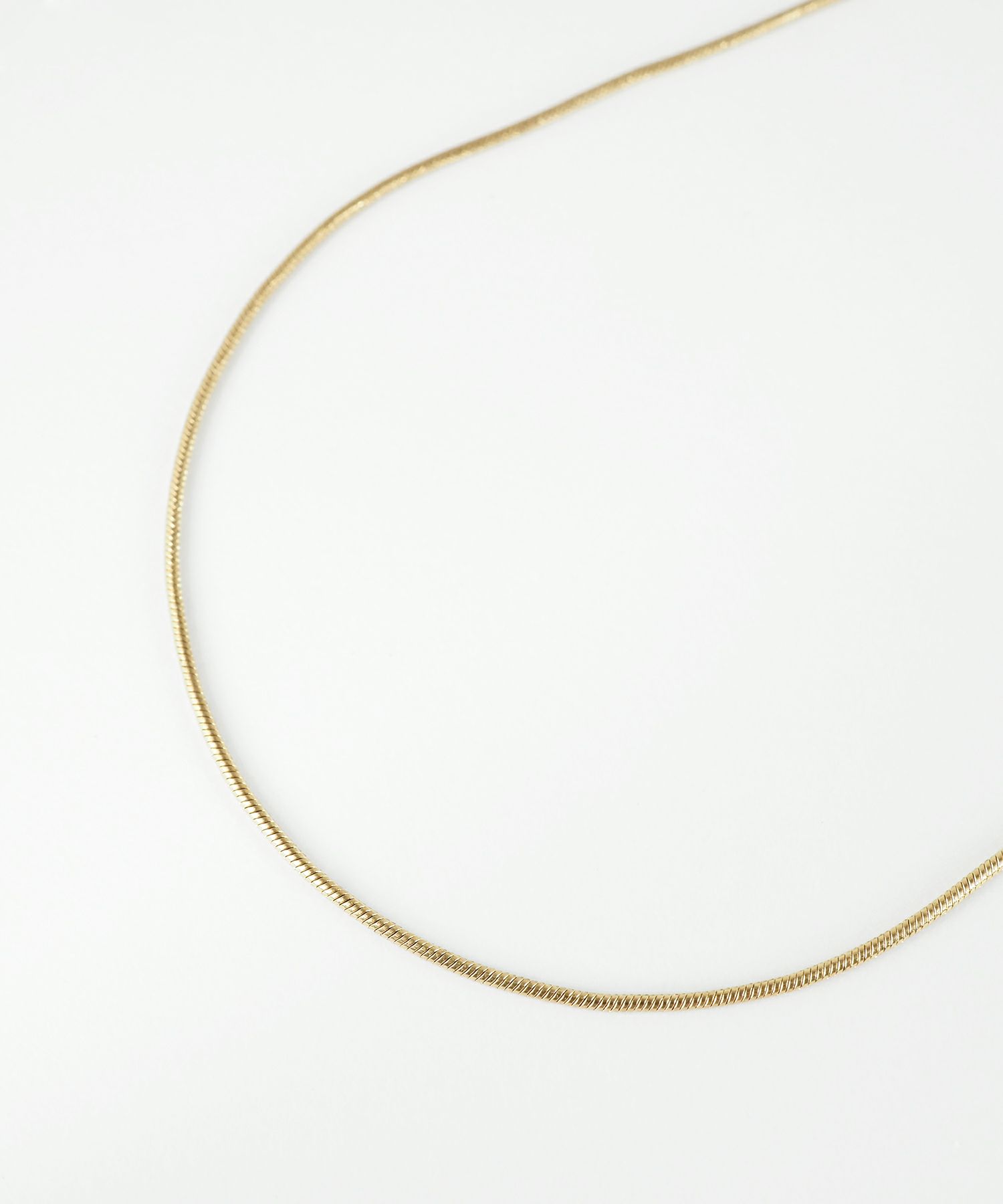 スネークチェーンステンレスネックレス