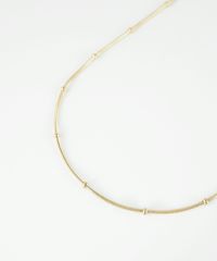 スネークステーションチェーンステンレスネックレス