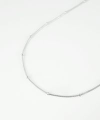 スネークステーションチェーンステンレスネックレス