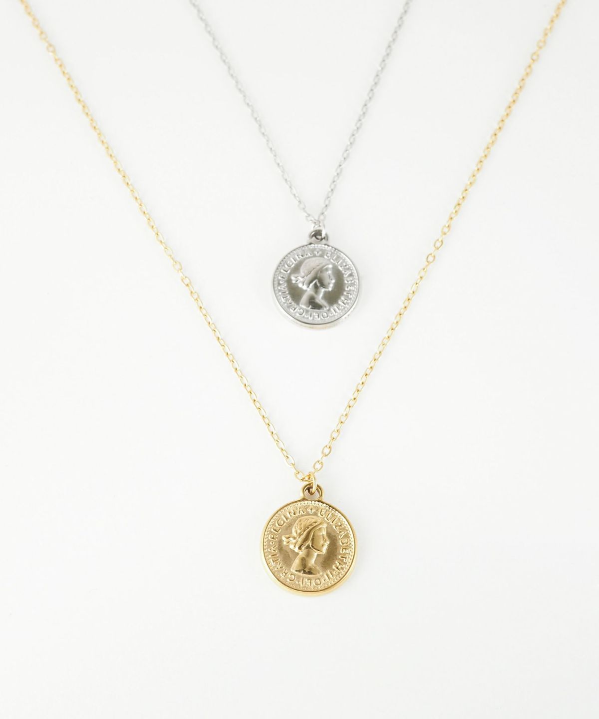 コインステンレスネックレス