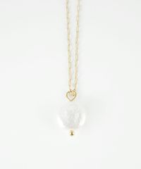 バロックパール風ステンレスネックレス