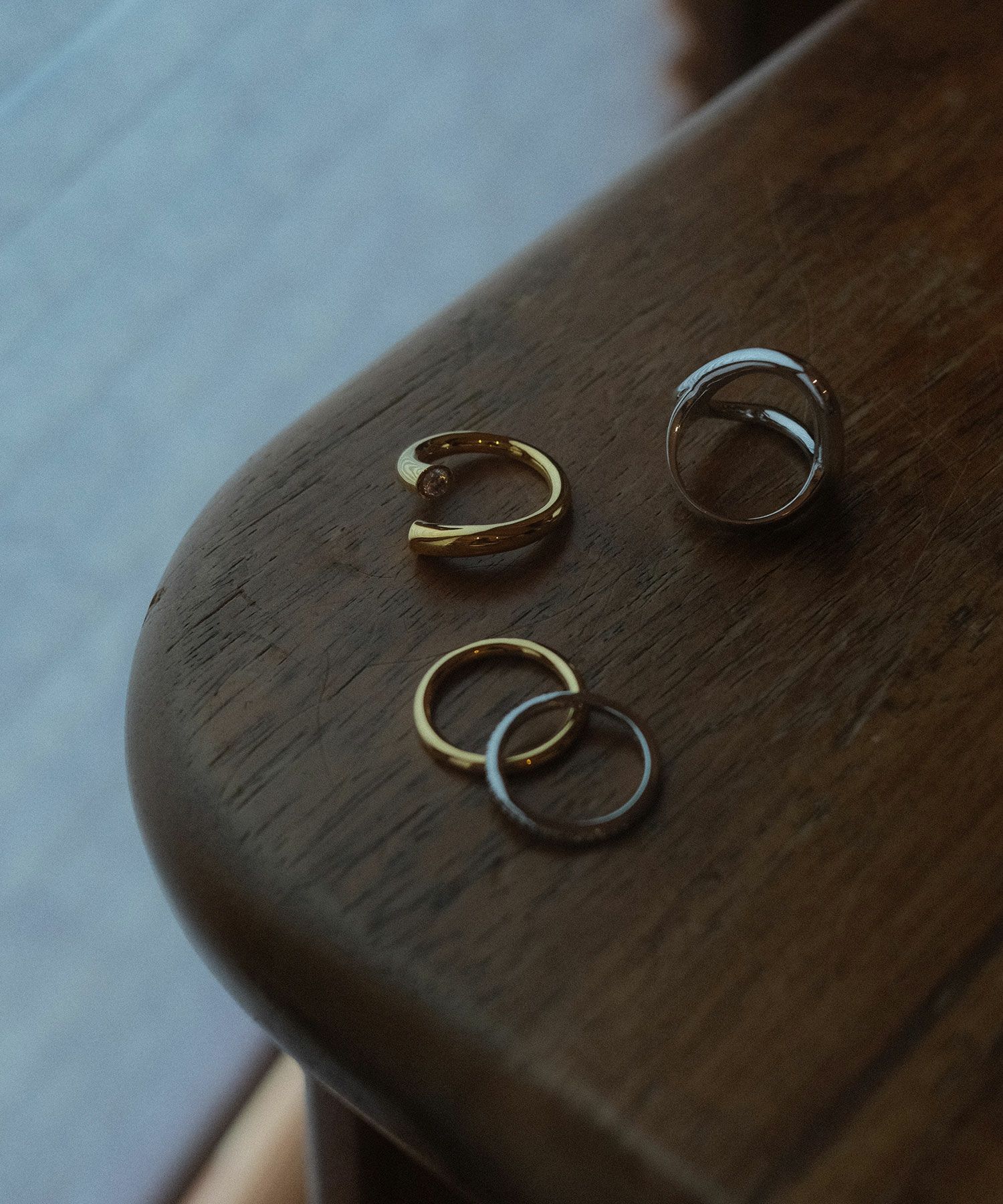 プレーンリング【over size ring collection】