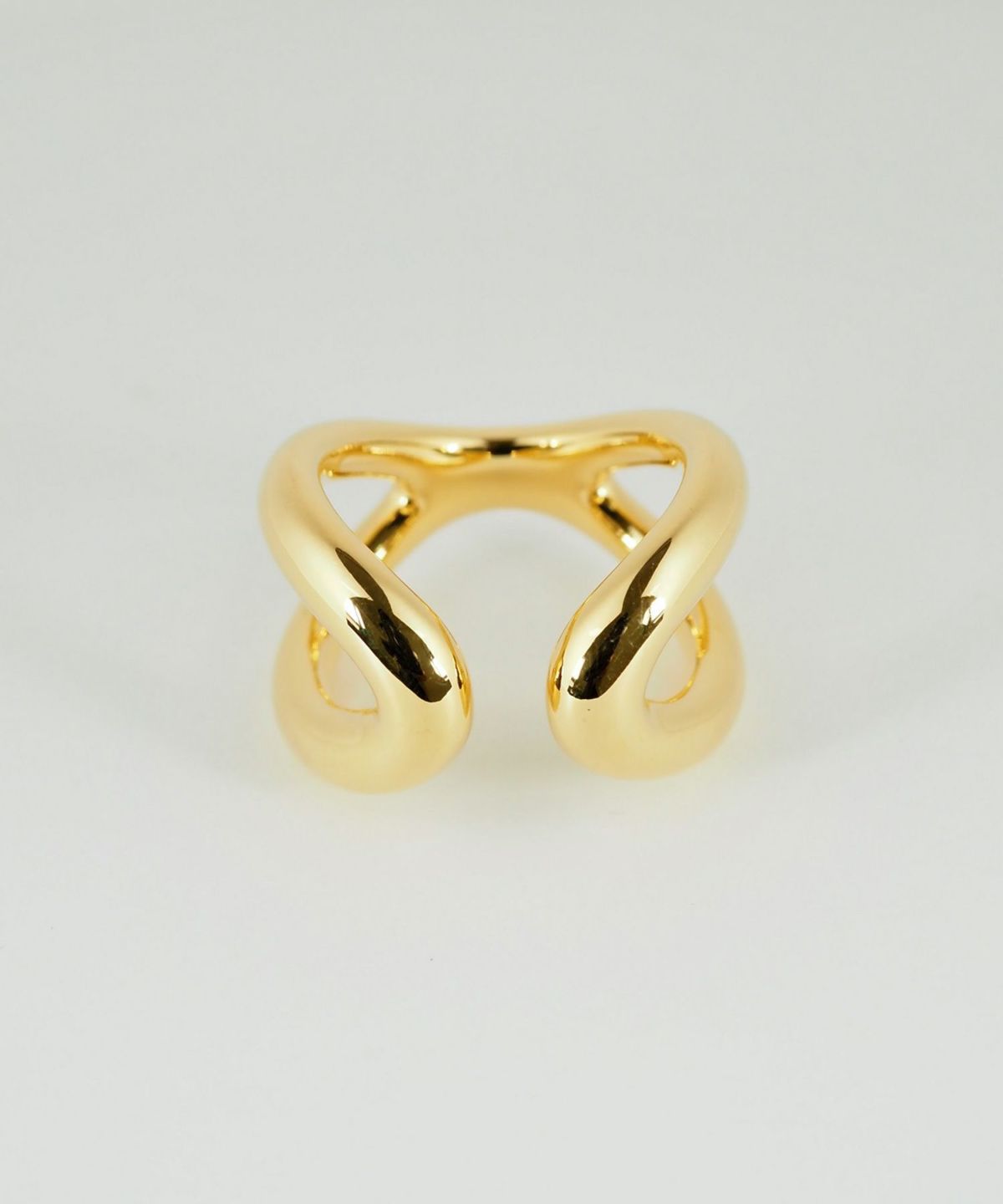 クロスプランプリング【over size ring collection】