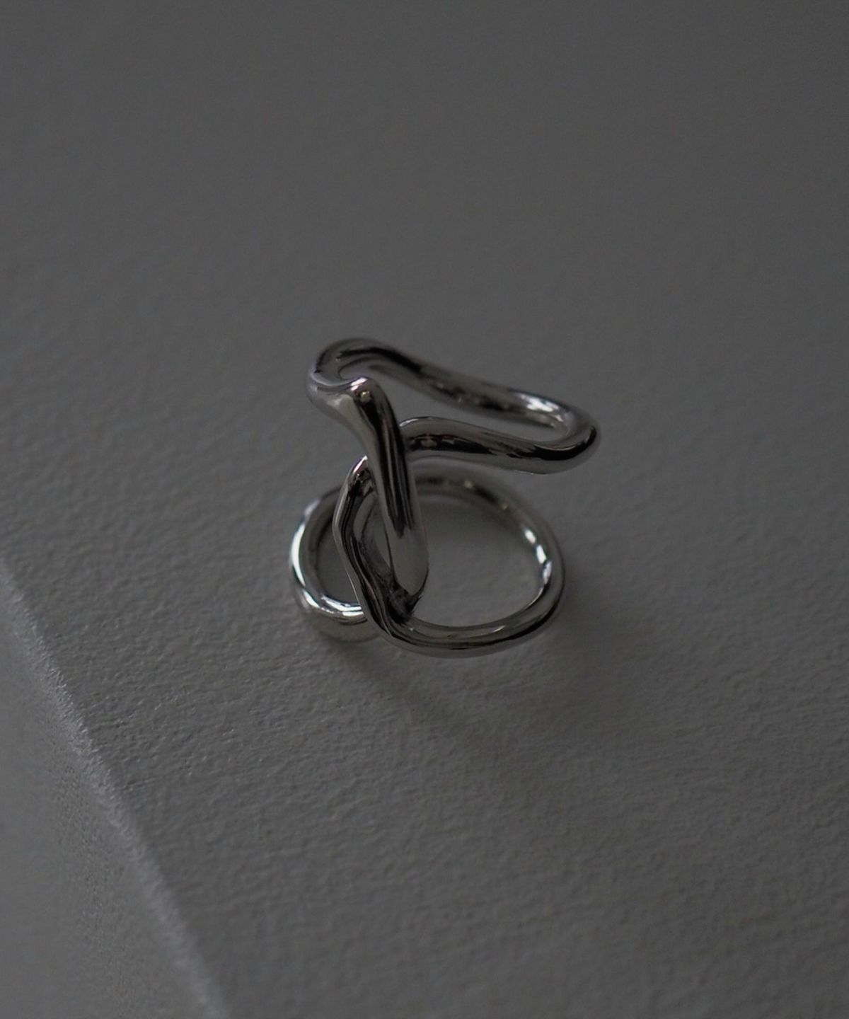 ニュアンスクロスボリュームリング【over size ring collection】