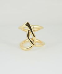ニュアンスクロスボリュームリング【over size ring collection】