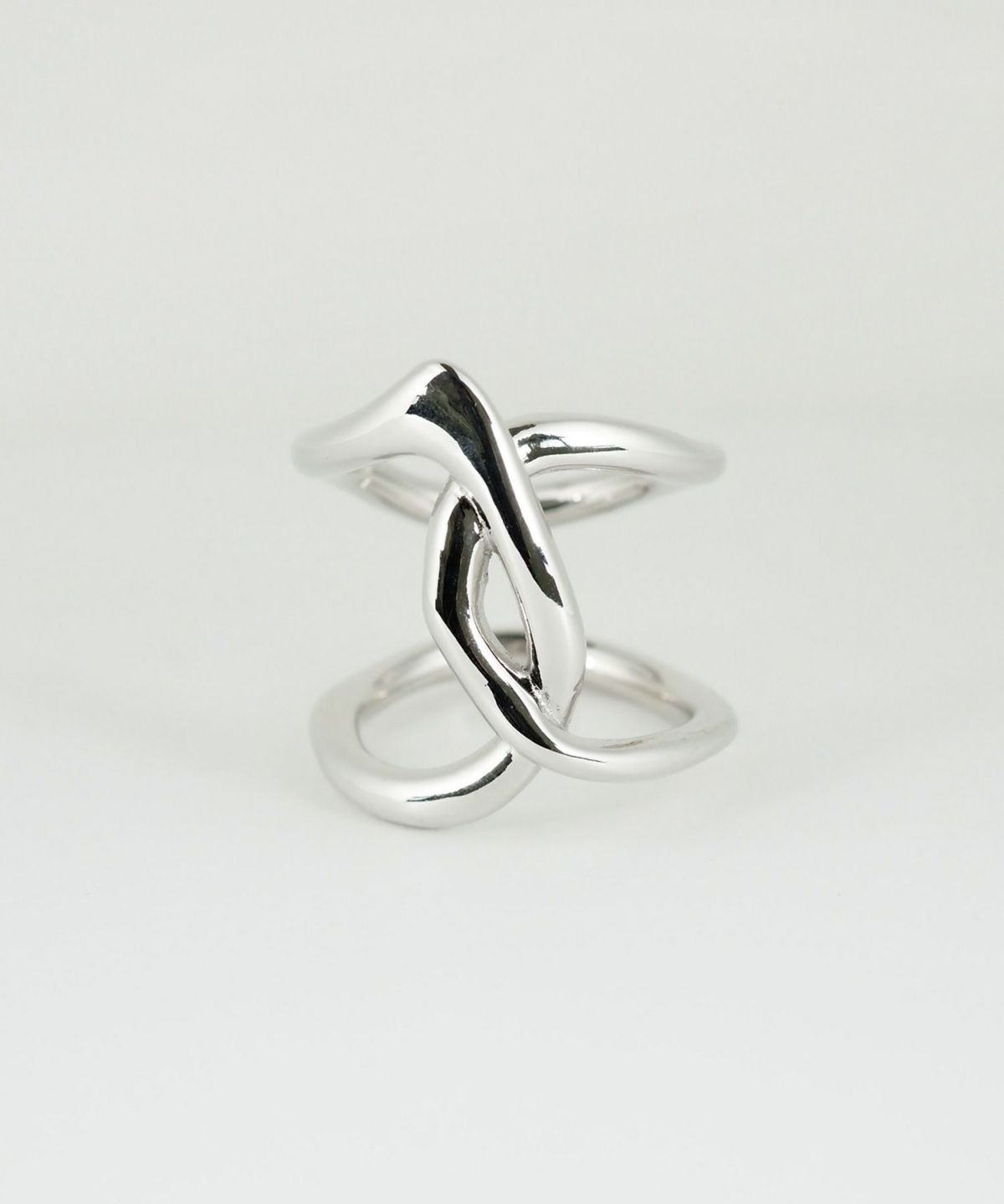 ニュアンスクロスボリュームリング【over size ring collection】