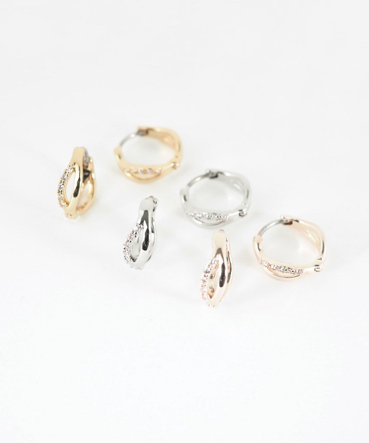 ブルジェオンフープステンレスポストピアス