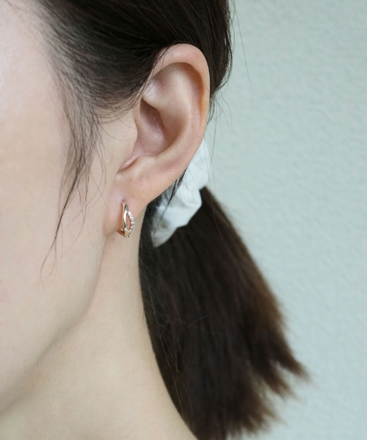 ブルジェオンフープステンレスポストピアス