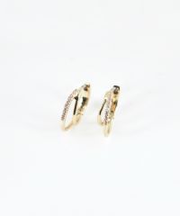 ナローダブルフープステンレスポストピアス