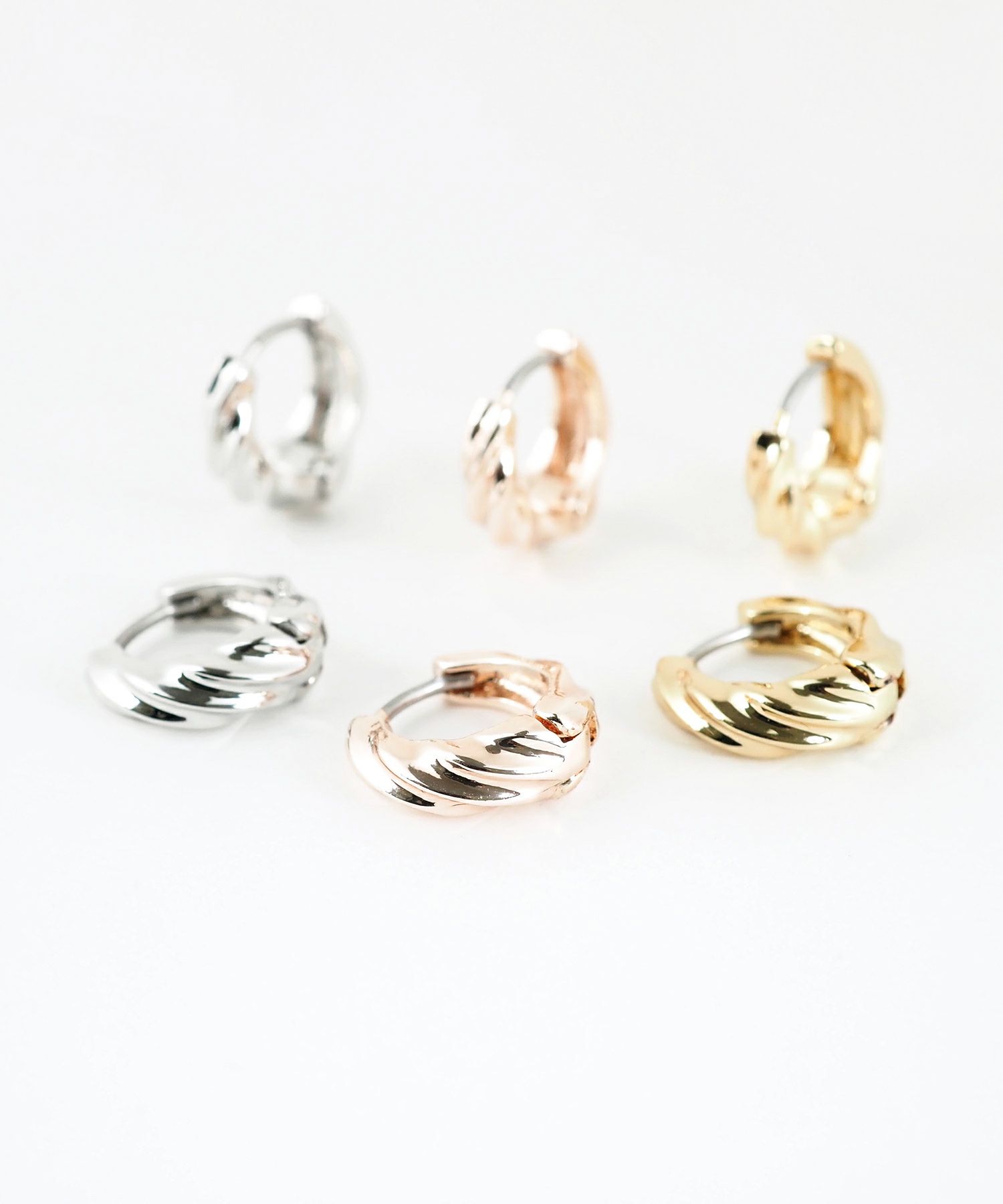 トルサードフープステンレスポストピアス