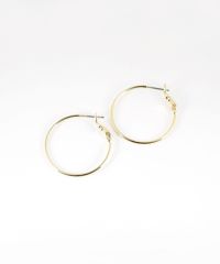 30mmフープステンレスポストピアス