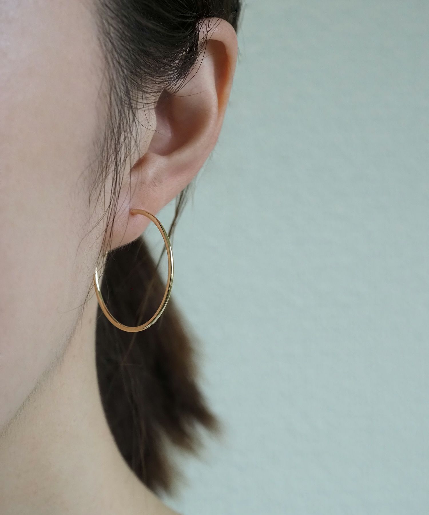 30mmフープステンレスポストピアス