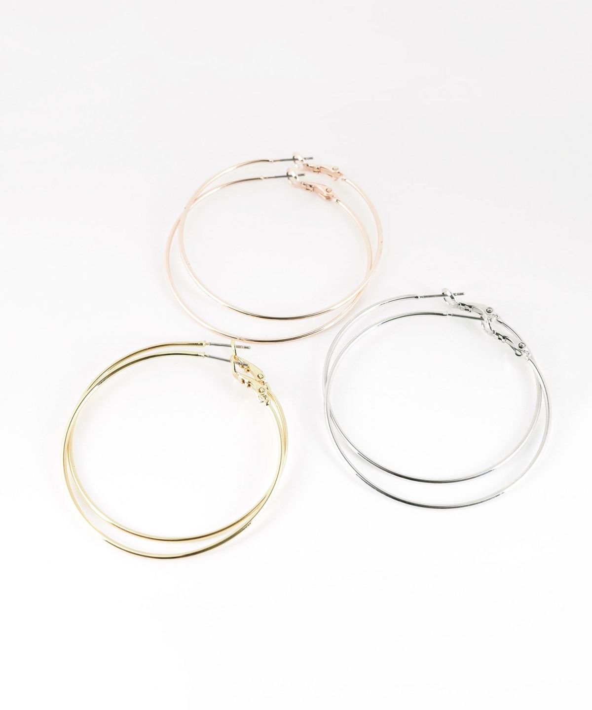 50mmフープステンレスポストピアス