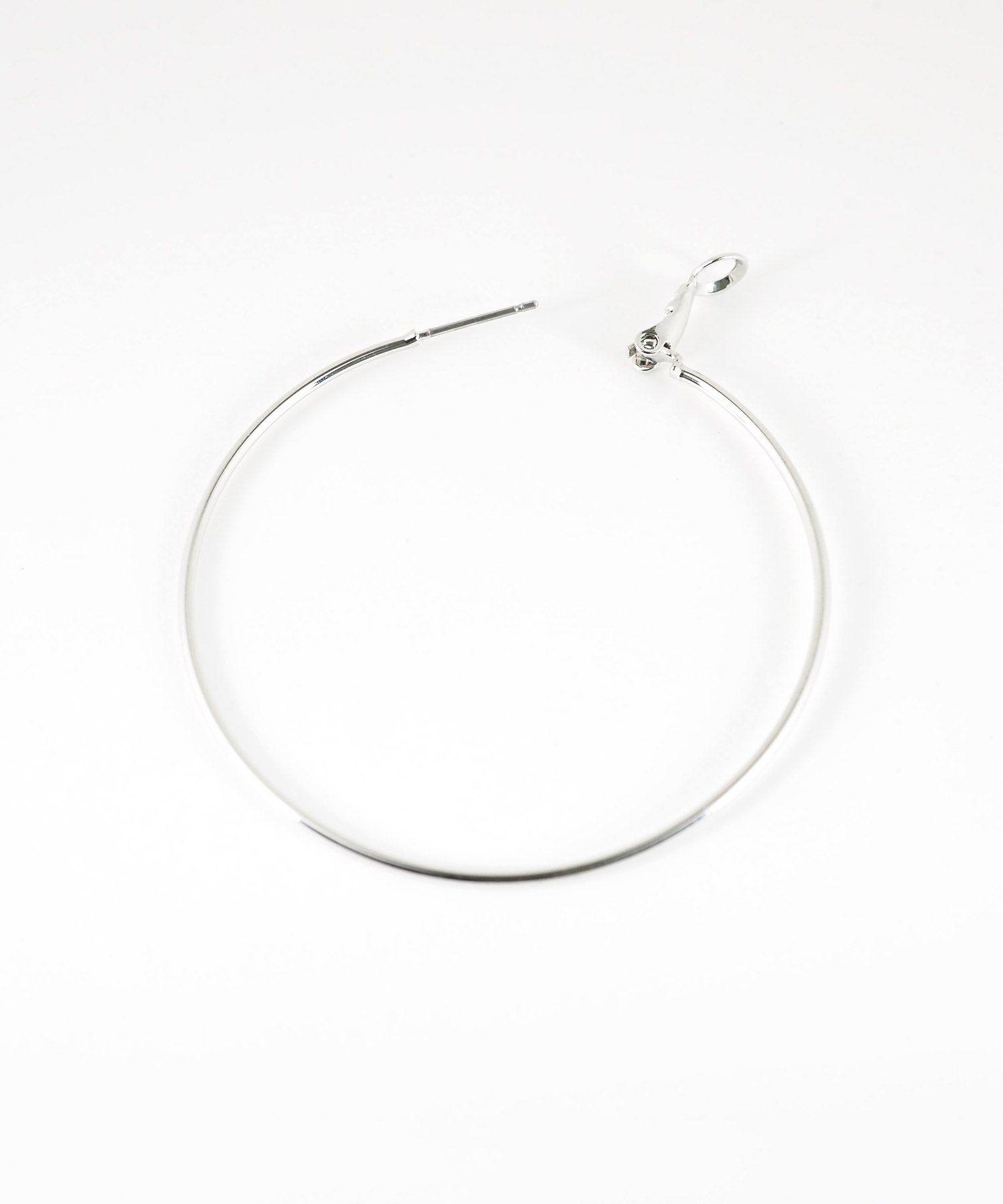 50mmフープステンレスポストピアス