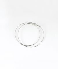 50mmフープステンレスポストピアス