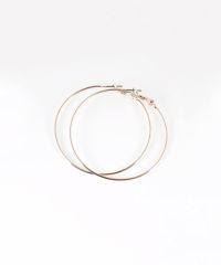 50mmフープステンレスポストピアス