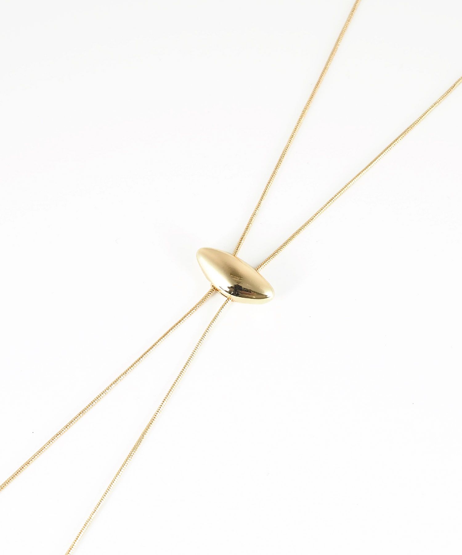 トライアングルループタイネックレス