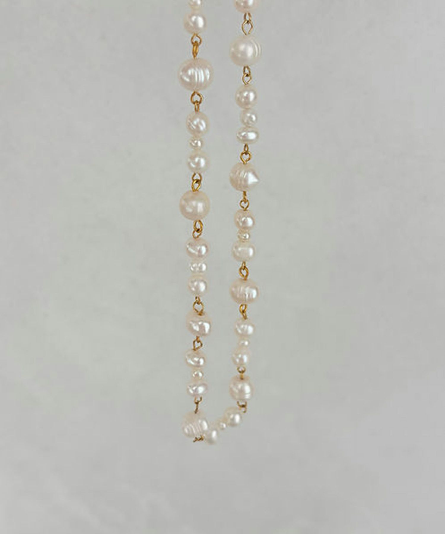 淡水パールチェーンネックレス