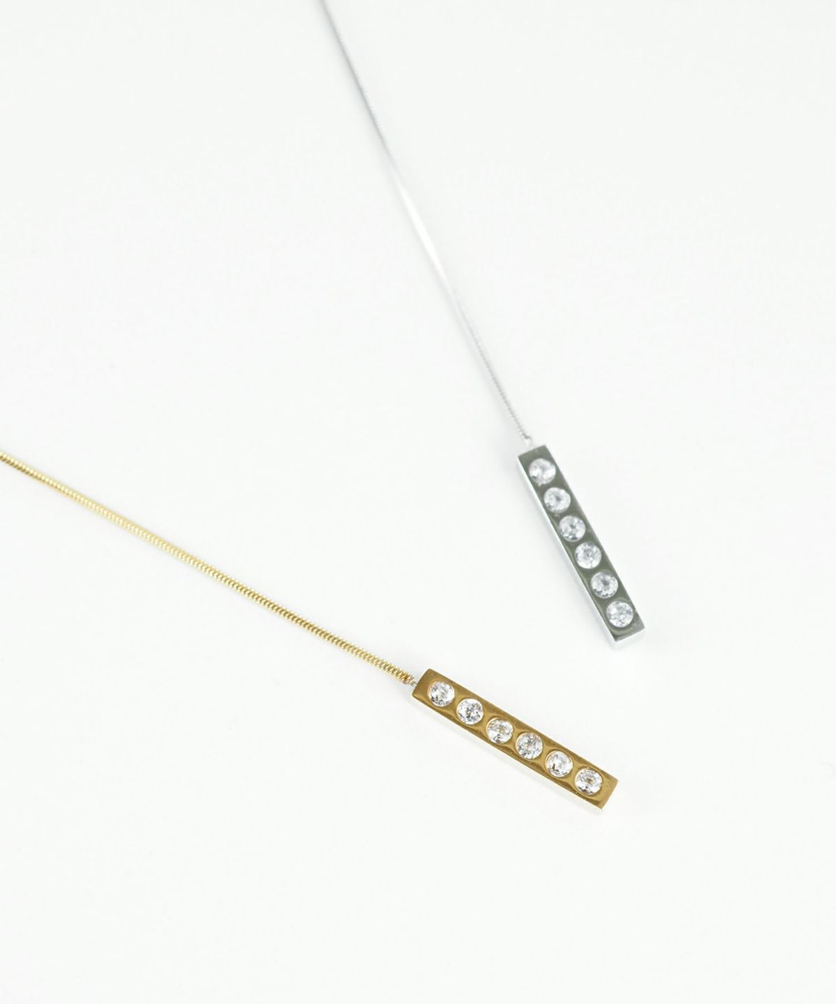 ラウンドY字サージカルステンレスネックレス