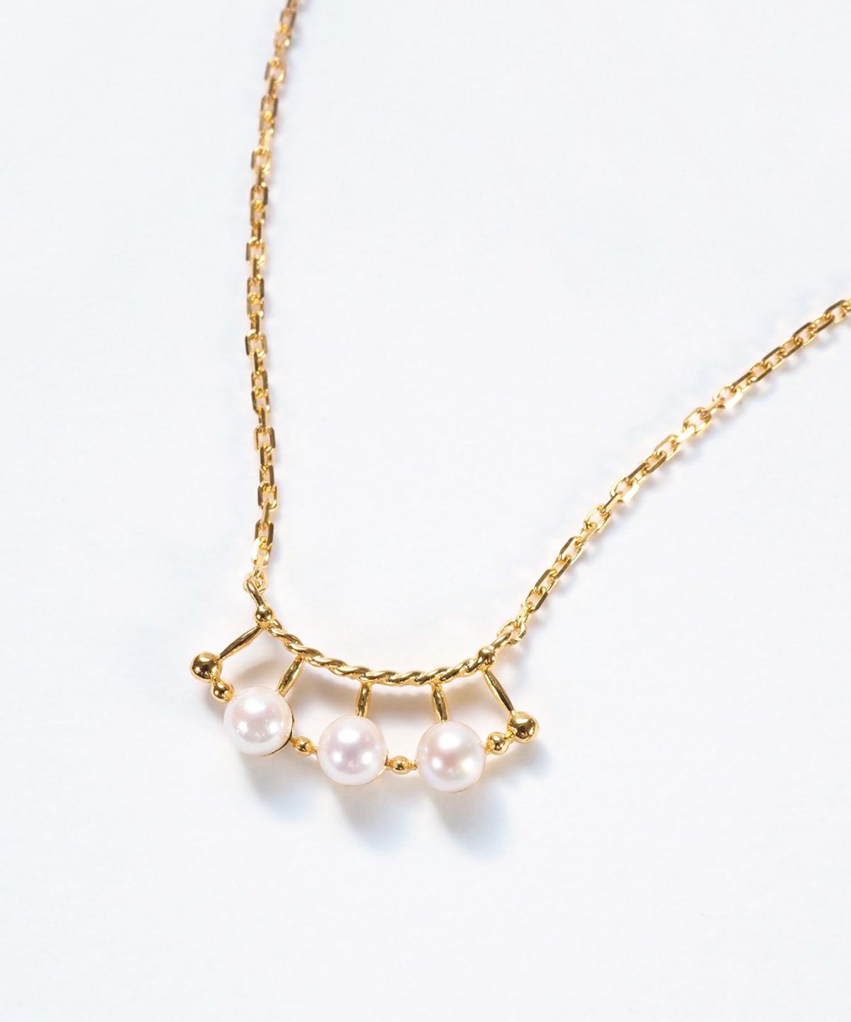 [SV925]エシェルアコヤパールネックレス