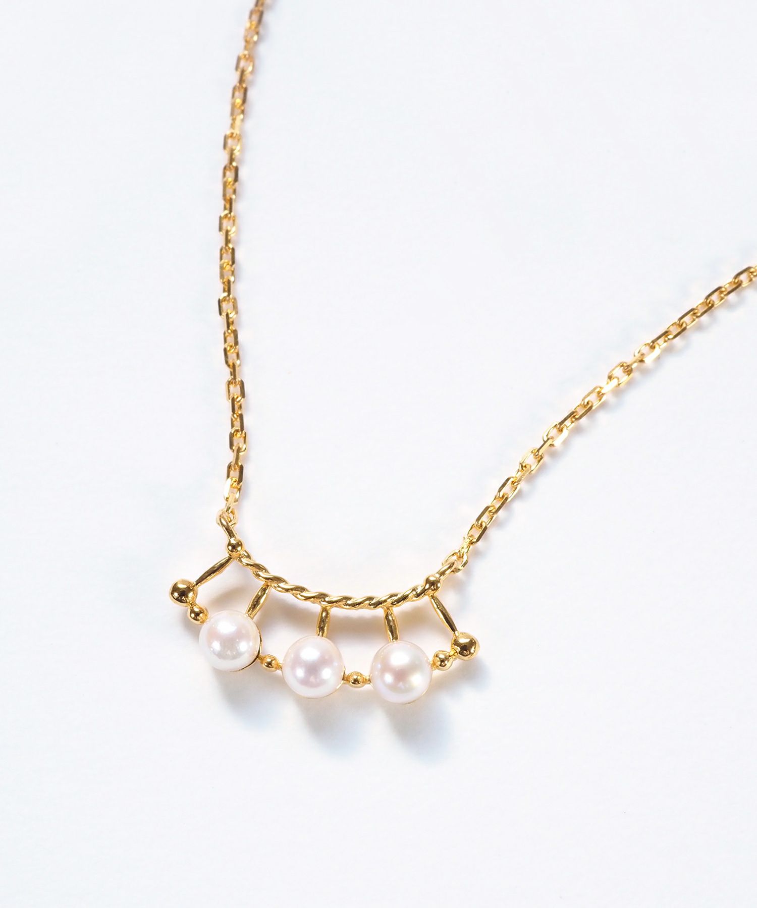 [SV925]エシェルアコヤパールネックレス