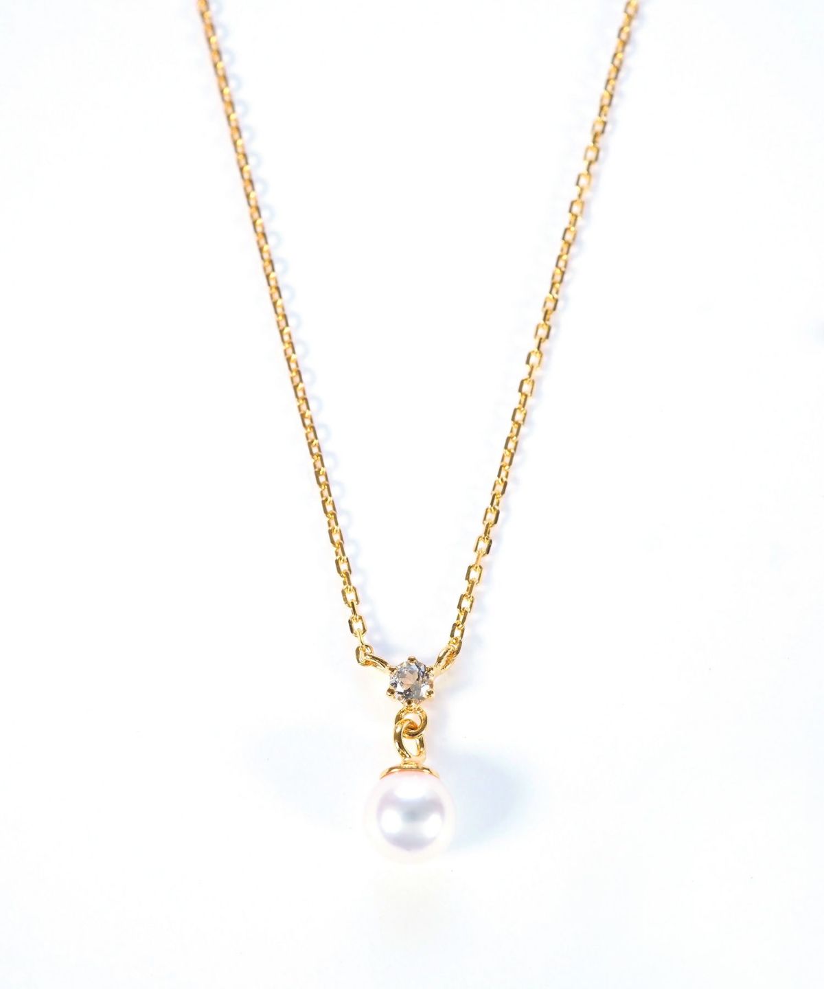 [SV925]アンビジューアコヤパールネックレス