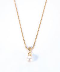 [SV925]キャトルビジューアコヤパールネックレス