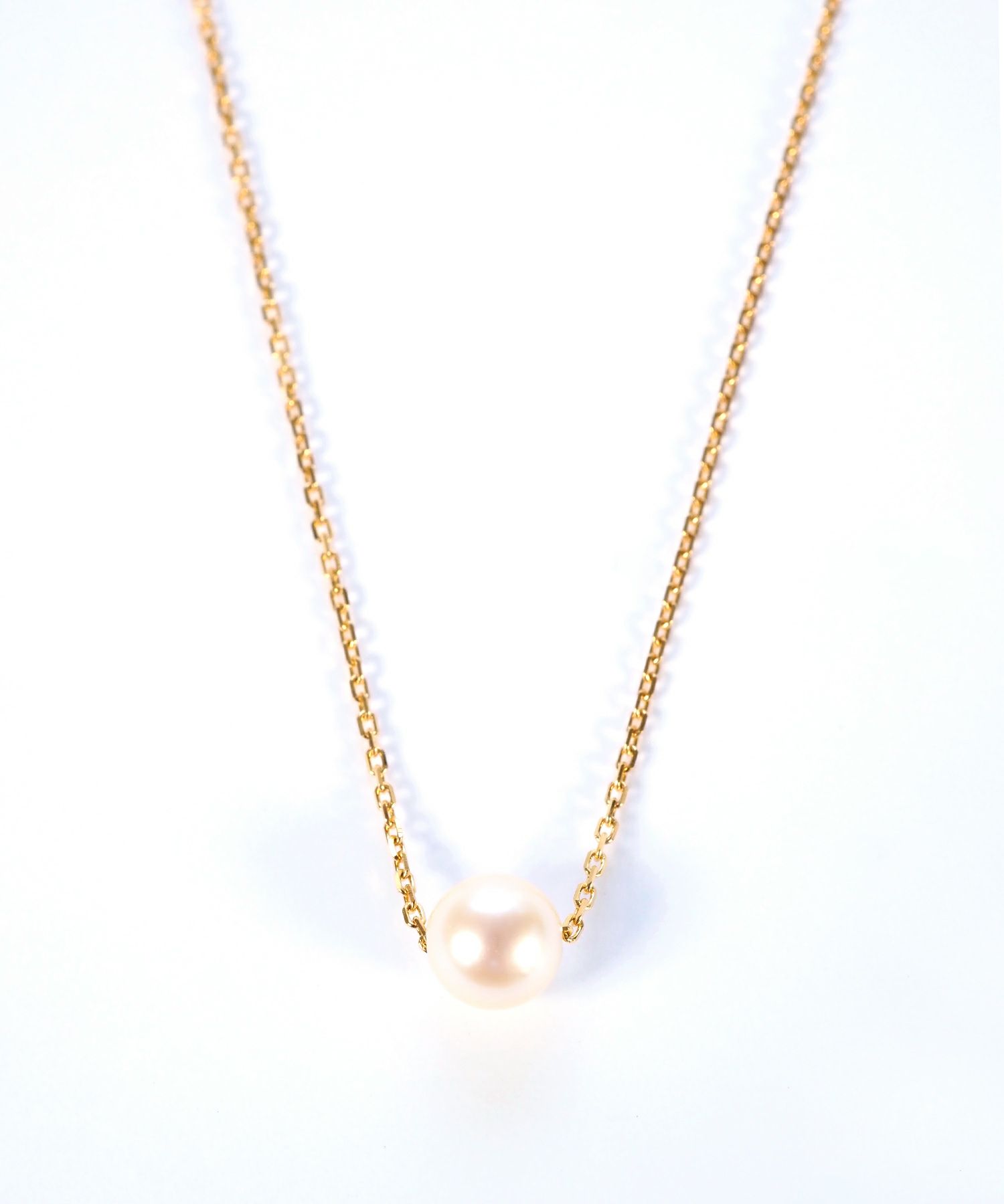 [SV925]アコヤパールスルーネックレス