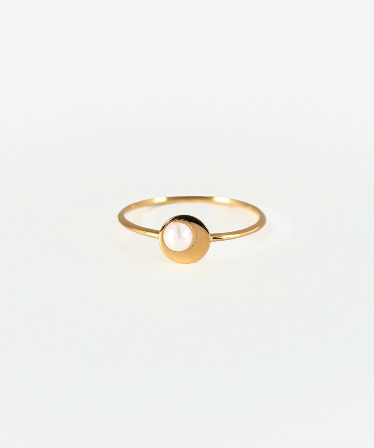 [SV925]アコヤパールプレートリング