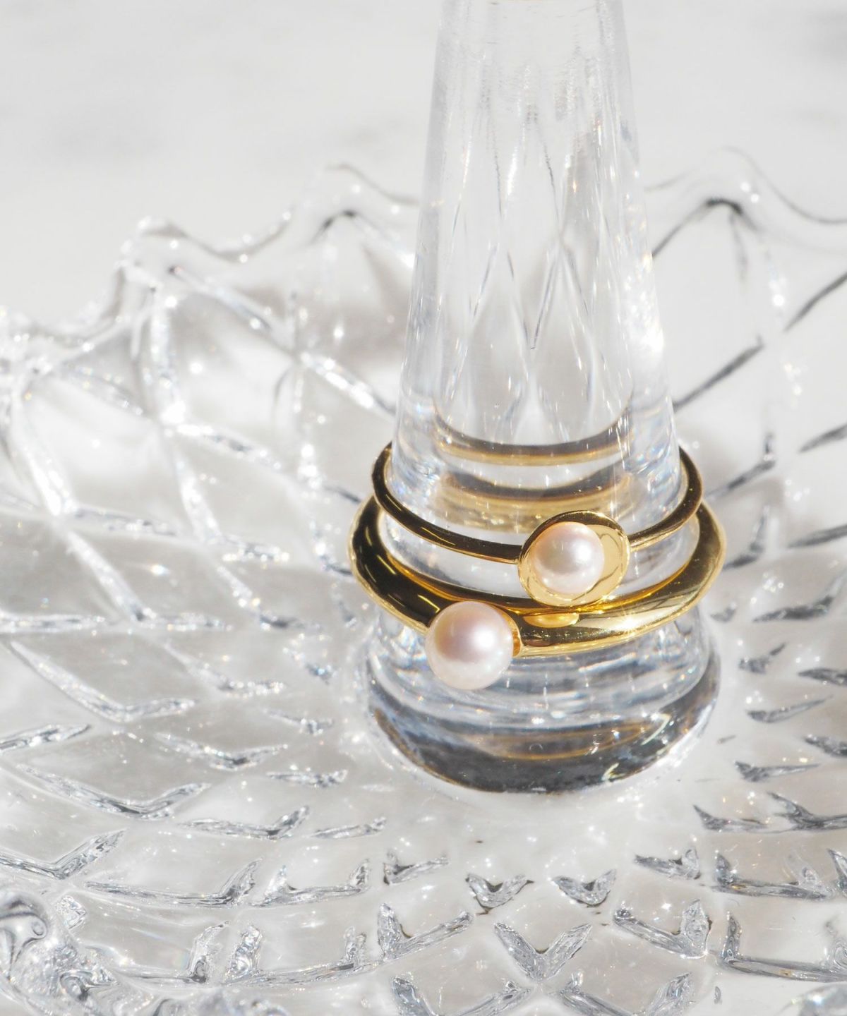 [SV925]アコヤパールプレートリング