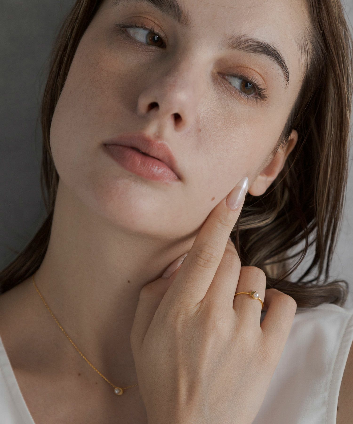 [SV925]アコヤパールプレートリング