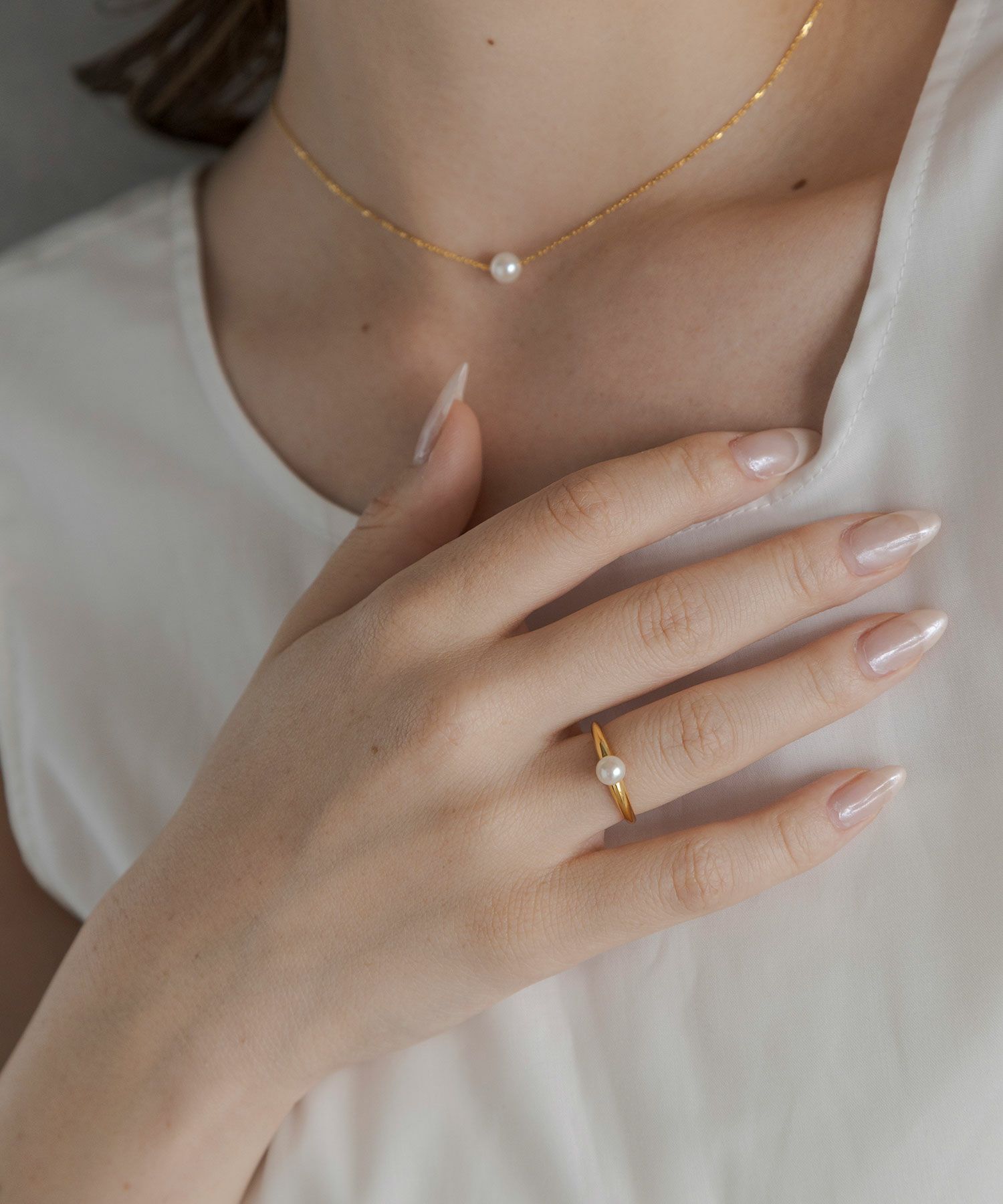 [SV925]アコヤパールリング