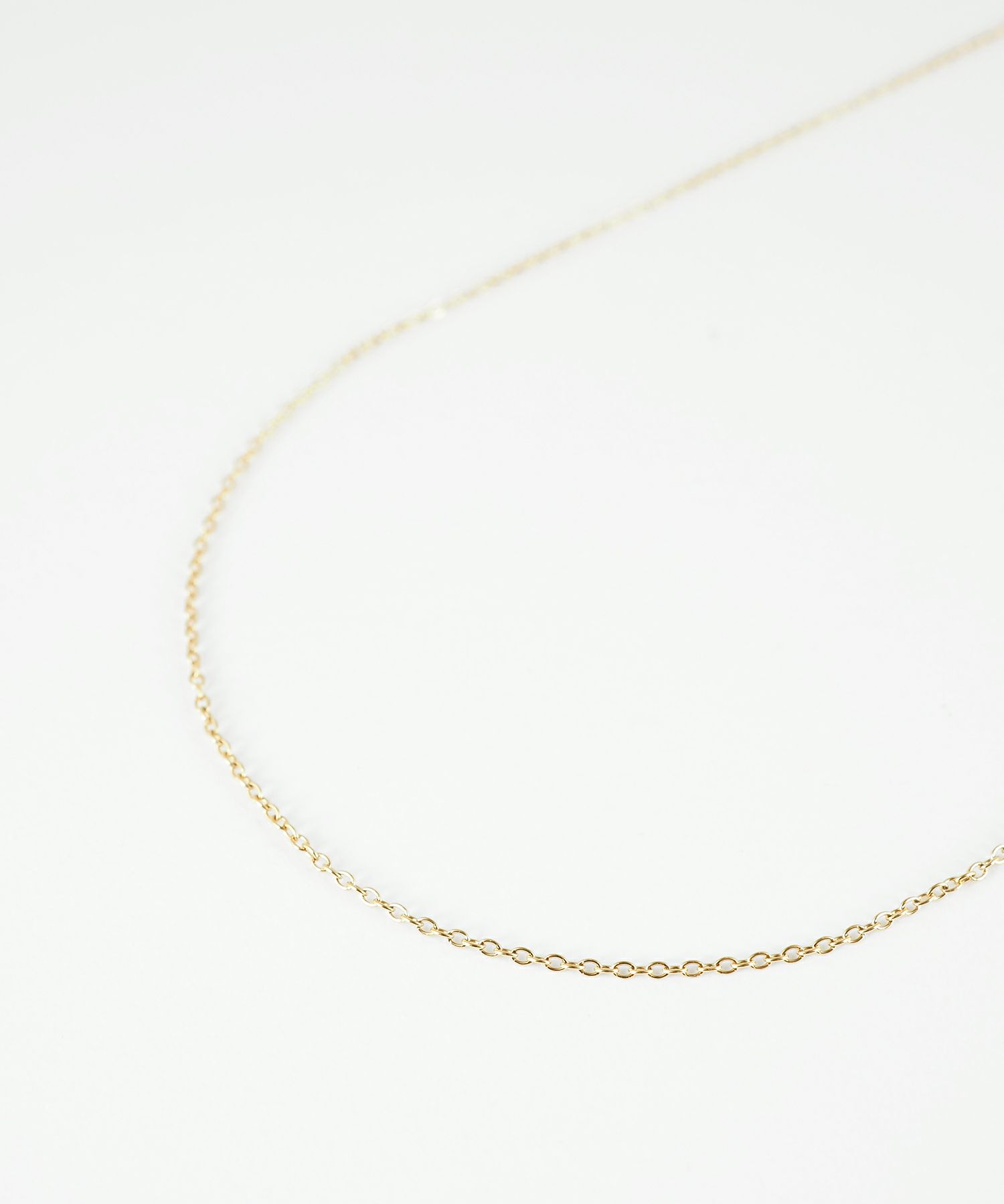 スリムチェーンステンレスネックレス