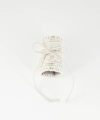 シークイン刺繍フラワーフック付きシュフィー【Zoule】