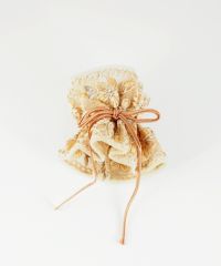 フリル刺繍フラワーフック付きシュフィー【Zoule】